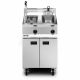 Opus 800 Natural Gas Free-standing Twin Tank Fryer With Pumped Filtration - 2 Baskets - W 600 Mm - 32.0 KW LIN OG8111-OP-N