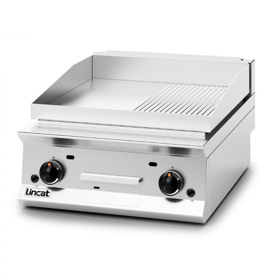 Opus 800 Propane Gas Counter-top Griddle - Ribbed Plate - W 600 Mm - 15.5 KW LIN OG8201-R-P