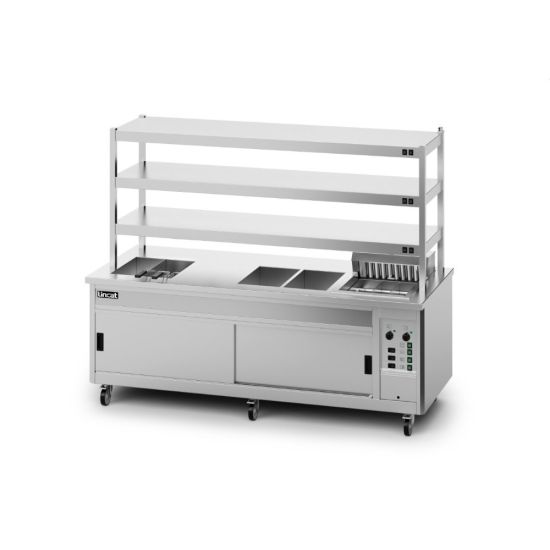 Panther SuperPass Series Free-standing Hot Cupboard - Bain Marie Top - W 2400 Mm - 16.52 KW LIN P10SP6PT