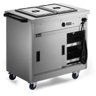 Panther 670 Series Free-standing Hot Cupboard - Bain Marie Top - 2GN - W 980 Mm - 2.6 KW