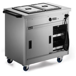 Panther 670 Series Free-standing Hot Cupboard - Bain Marie Top - 2GN - W 980 Mm - 2.6 KW