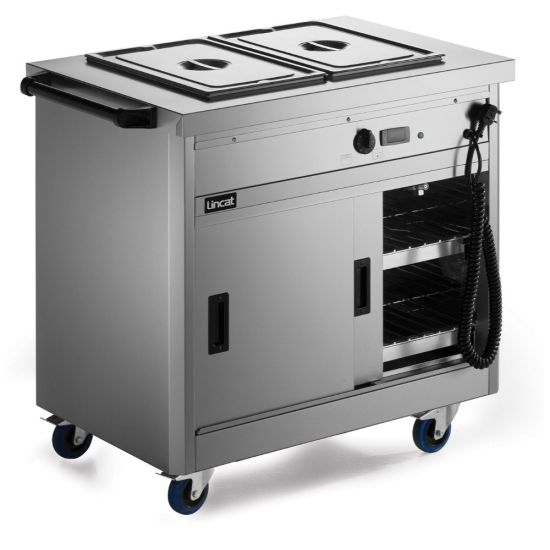 Panther 670 Series Free-standing Hot Cupboard - Bain Marie Top - 2GN - W 980 Mm - 2.6 KW LIN P6B2