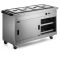 Panther 670 Series Free-standing Hot Cupboard - Bain Marie Top - 4GN - W 1530 Mm - 4.9 KW