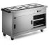 Panther 670 Series Free-standing Hot Cupboard - Bain Marie Top - 4GN - W 1530 Mm - 4.9 KW