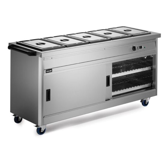 Panther 670 Series Free-standing Hot Cupboard - Bain Marie Top - 5GN - W 1855 Mm - 5.2 KW LIN P6B5 Panther 670 Series Free-standing Hot Cupboard - Bain Marie Top - 5GN - W 1855 Mm - 5.2 KW LIN P6B5