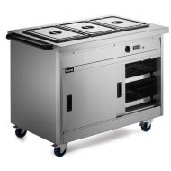Panther 800 Series Free-standing Hot Cupboard - Bain Marie Top - 3GN - W 1205 Mm - 2.8 KW