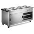 Panther 800 Series Free-standing Hot Cupboard - Bain Marie Top - 5GN - W 1855 Mm - 5.2 KW