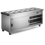 Panther 800 Series Free-standing Hot Cupboard - Bain Marie Top - 6GN - W 2180 Mm - 5.2 KW