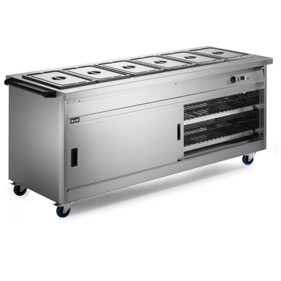 Panther 800 Series Free-standing Hot Cupboard - Bain Marie Top - 6GN - W 2180 Mm - 5.2 KW LIN P8B6PT Panther 800 Series Free-standing Hot Cupboard - Bain Marie Top - 6GN - W 2180 Mm - 5.2 KW LIN P8B6PT