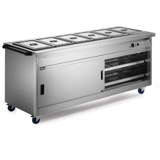 Panther 800 Series Free-standing Hot Cupboard - Bain Marie Top - 6GN - W 2180 Mm - 5.2 KW LIN P8B6PT