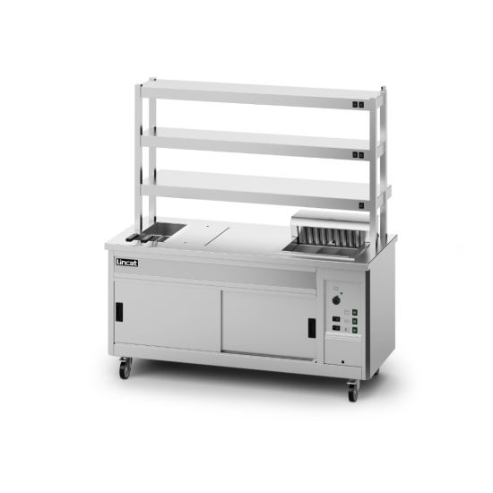 Panther SuperPass Series Free-standing Hot Cupboard - Bain Marie Top - W 1800 Mm - 11.62 KW LIN P8SP4PT