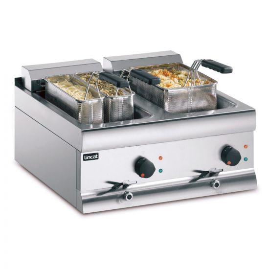 Silverlink 600 Electric Counter-top Pasta Cooker - Twin Tank - W 600 Mm - 2 X 3.0 KW LIN PB66