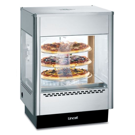 Seal Counter-top Upright Heated Merchandiser - Rotating Rack - Single Door - W 562 Mm - 1.4 KW LIN UM50