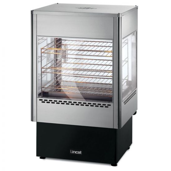 Seal Counter-top Upright Heated Merchandiser With Oven - Static Rack - Two Doors - W 562 Mm - 2.8 KW LIN UMSO50D