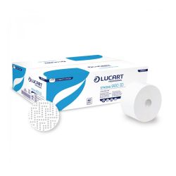White Strong 900 2 Ply ID Toilet Rolls - Pack 12