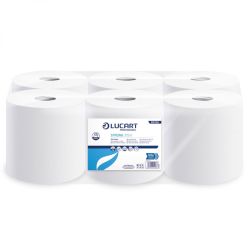 Lucart Continuous Roll Towel White 150m 2ply - Pack 6