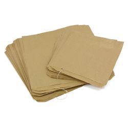 10 x 10 Inch Brown Kraft Bags Pure Kraft - Box of 1000 10 x 10 Inch Brown Kraft Bags Pure Kraft - Box of 1000