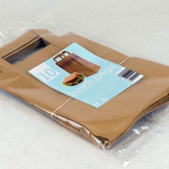 Recycled Brown Paper Carrier Bags Medium - Pack Of 250 PAP6051