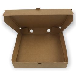 9" Plain Brown Pizza Boxes - Pack 100