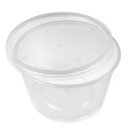 12oz Clear Polycup and Lid - Box of 250