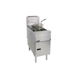 Solstice 14T Natural Gas (G20) Fryer with 9 Inch Adjustable Legs