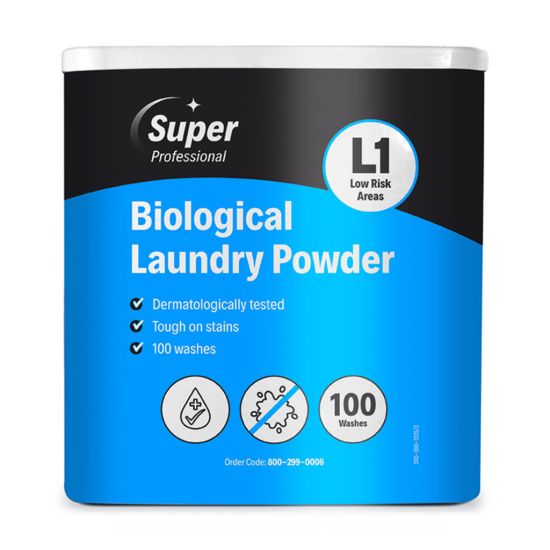 BIOLOGICAL LAUNDRY POWDER 100 WASH BOX MIR 800-299-0006