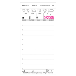 Professional Single Part Sheet Carbonless Waiters Pads - Pack Of 10