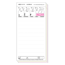 Professional Triplicate Sheet Carbonless Waiters Pads - Pack Of 10