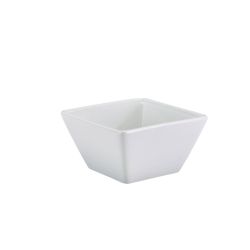 GenWare Porcelain Square Bowl 10.5cm 4 Inch - Box 6