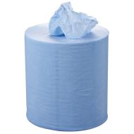 Essentials Centrefeed Roll 150m 3ply Blue - Pack Of 6