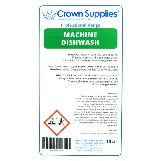 Machine Dishwash Detergent 10 Litre