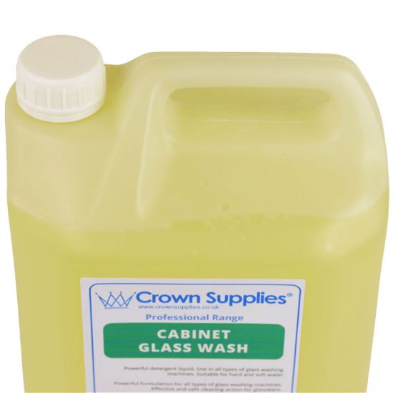 Cabinet Glasswash Detergent 5 Litre for Glass Washing Machines - Case of 4