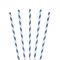 Paper Drinking Straw - Blue & White 100% Biodegradable 8inch - Pack of 250