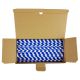 Blue & White 100 Biodegradable 8inch Paper Drinking Straw 6mm Diameter - Pack of 250 BP3017250