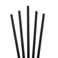 Cocktail Drinking Straws - Black Paper - 100% Compostable - Pack of 250