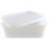 Ice Cream Container - 2 Litre - Rectangular Stackable Recyclable - Single