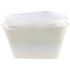 Lid for 2 Litre and 4 Litre Rectangular Ice Cream Container - Polypropylene - Single