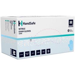 GN90 - XS Handsafe Blue Nitrile Powder Free Gloves - Box of 200