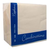 Champagne 33cm 2ply Napkins - Pack Of 100