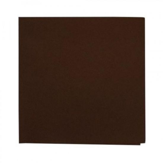 Chocolate Brown 33cm 2ply Napkins - Pack Of 125 PAP4107