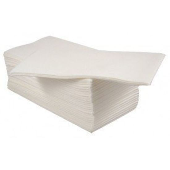 White 40cm 2ply 8-Fold Napkins - Pack Of 125 PAP41218F