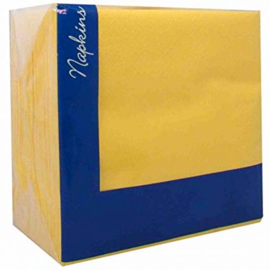 Daffodil Yellow 40cm 2ply Napkins - Pack Of 100 PAP4124