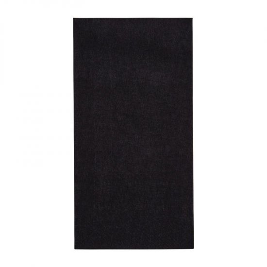 Black 40cm 8-Fold 2ply Napkins - Pack Of 125 PAP4126