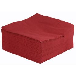 Beaujolais / Burgundy 40cm 2ply Disposable Paper Napkins - Pack of 100