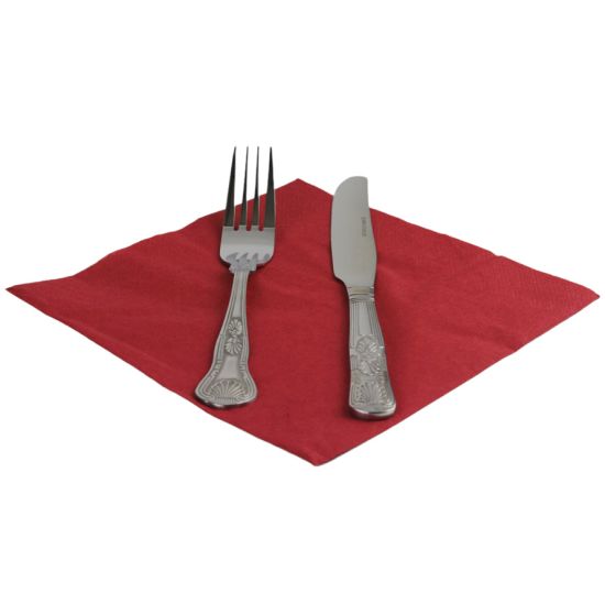 Burgundy 40cm 2ply Luncheon Paper Napkins - Pack of 100