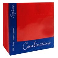 Red 40cm 2ply Napkins - Pack Of 100