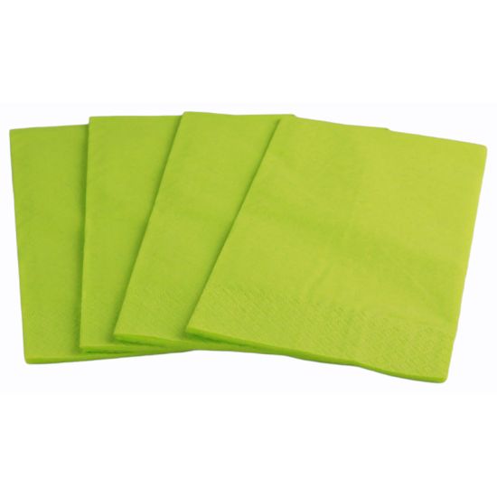 Lime Zest / Green 40cm 2ply 8-Fold Napkins - Pack Of 100 PAP41328F Lime Zest / Green 40cm 2ply 8-Fold Napkins - Pack Of 100 PAP41328F