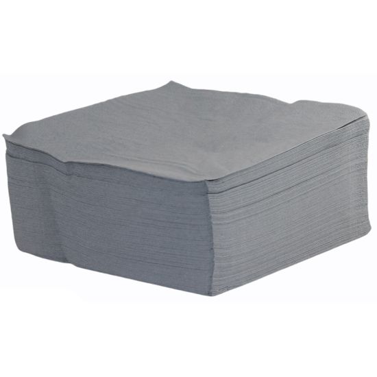 Grey 40cm 2ply Napkins Disposable Party Luncheon Serviette - Box of 2000 Grey 40cm 2ply Napkins Disposable Party Luncheon Serviette - Box of 2000