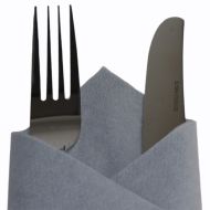 Grey Disposable Party Luncheon 40cm 2ply Napkins - Pack of 125