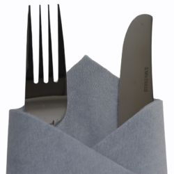 Grey 40cm 2ply Napkins Disposable Party Luncheon Serviette - Box of 2000